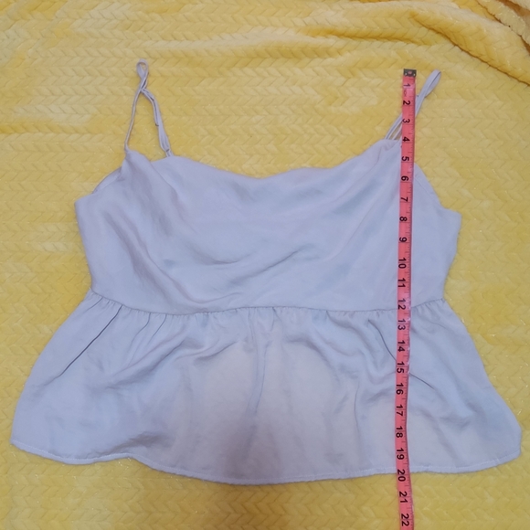 American Eagle Sphaghetti Strap Cowl Neck Babydoll top Size XL - Picture 8 of 9